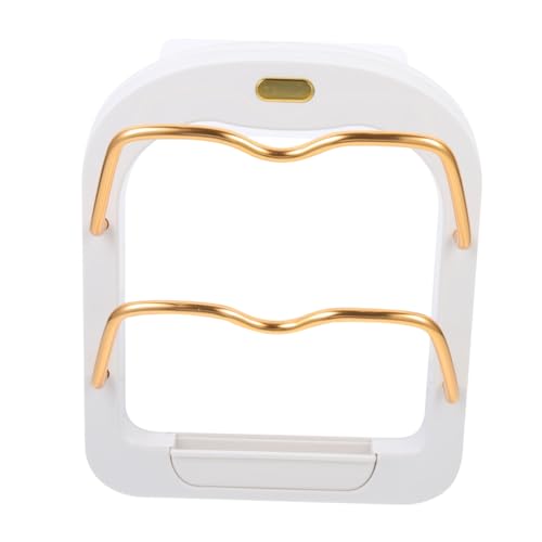 ABOOFAN Pot Lid Organizer Wall Mounted Nail Space Saving Holder for Kitchen Storage Convenient Pan Lid Rack for Easy Access and Clutter Cabinets