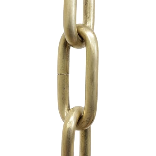 Image of RCH Hardware CH-BR07-U65-BB Brass Chandelier Chain, Brushed Brass (1 Foot)