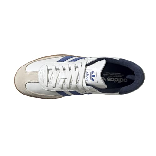 Image of adidas Men's Samba OG Core whiteTeam Royal Blue /Night Indigo 8.5 US