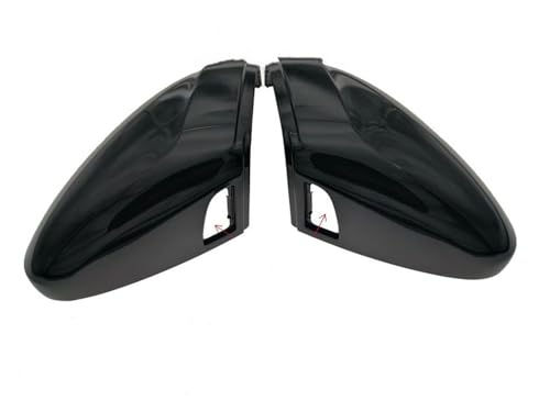 Coques de rétroviseurs Passat B8 avec trou angle mort finition noir brillant