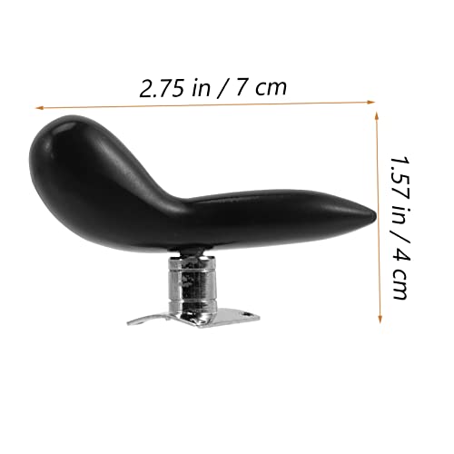 Bassoon Thumb Rest Wrist Rest Pad for Bassoon Hand Holder for Bassoon Wrist Support for Bassoon Practice Finger Rest Bassoon Part Bassoon Wrist Rest Pad Bassoon Pad Black Abs BESTonZON - Thumbnail 2