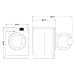 Imagen de Whirlpool Lavadora Carga Frontal Libre Instalación FFB9489BVSPT