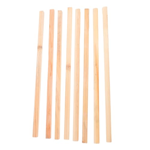 NUOBESTY 8pezzi Asta in Legno per Poster Binario per Appendiabiti in Legno Asta per Cornice Poster Ganci per Opere d Arte per Appendere Quadri Vintage