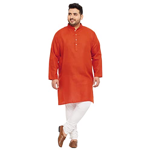 Image of Bigbanana Plus Size Men Regular Fit Kurta