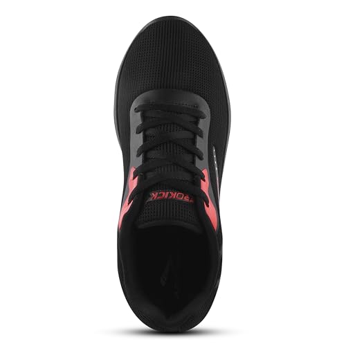 Image of Aerokick Men Running Shoes, Comfortable Lace-Up Sports Shoes for Men, Casual Sneaker