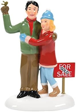 Department 56 Snow Village Accessories New Home Just in Time for the Holidays Figurine, 3.66 Inch, Multicolor image 2