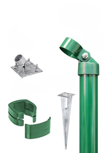 Alberts 602246 - Juego completo de vallas de alambre, color verde