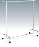 Breite 140 - 220 cm Shop Office Store GmbH Kleiderständer Rollständer Kleiderstange Rollstange Garderobenständer