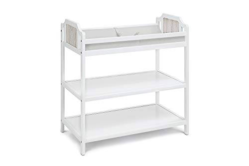 Image of Suite Bebe Brees Changing Table in White and Vintage Birch