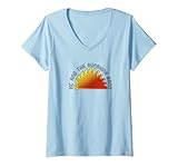 Womens KC's Sun Logo V-Neck T-Shirt
