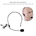 Eboxer Portable Mini 3.5mm Jack Head Mounted Headset Microphone with Flexible Wired Boom for Voice Amplifier Speaker Karaoke Computer