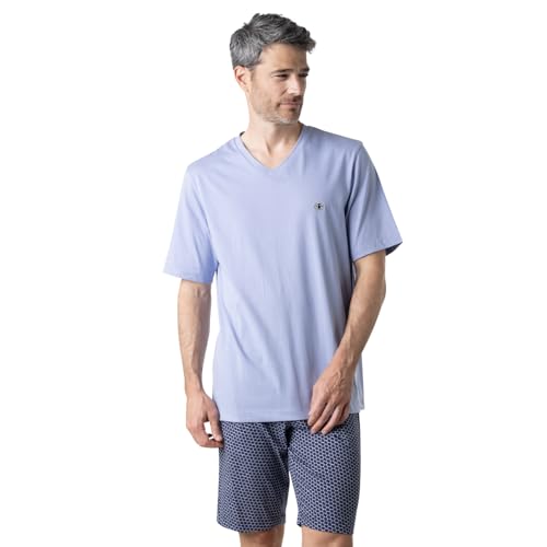 Pyjama court homme SmileyWorld Eminence ensemble de nuit léger en coton