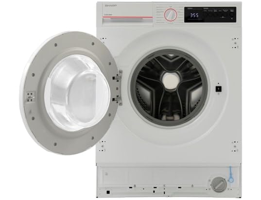 SHARP Lave linge encastrable ESNIB714BWNA, 7 kgs, 15 programmes, 1400 tr/mn