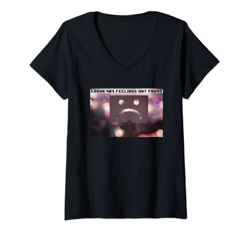 Femme Vaporwave Aesthetic Edgy Style Subculture, Streetwear Cadeau T-Shirt avec Col en V