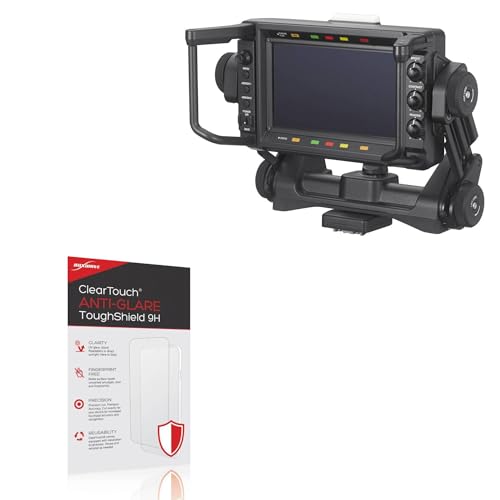 BoxWave Screen Protector Compatible With Sony HDVF-EL75 - ClearTouch Anti-Glare ToughShield 9H (2-Pack), Anti-Glare 9H Tough Flexible Film Screen Protector