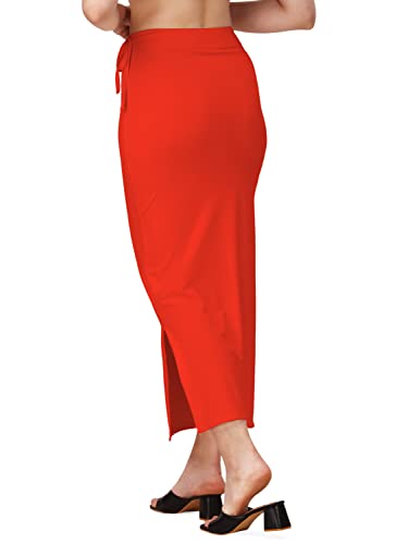 Image of Mehrang Microfiber Saree Shapewear Petticoat for Women, Cotton Blended Shape Wear Dress for Saree