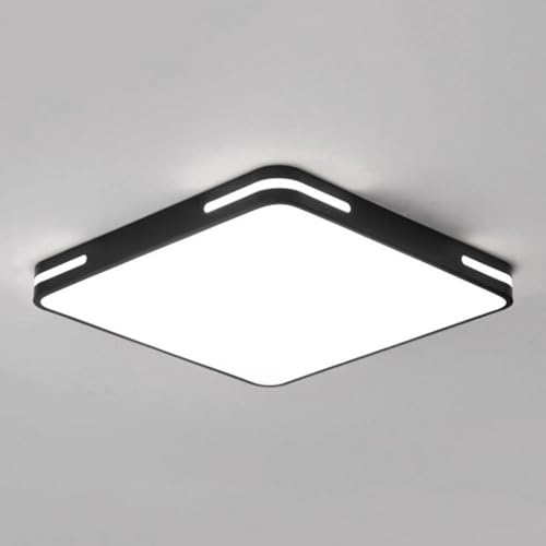 Panneau LED encastré rectiligne mince avec plafonnier carré à trois couleurs réglables