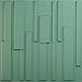Ekena Millwork 19 5/8"W x 19 5/8"H Wigan EnduraWall Decorative 3D Wall Panel, Sea Mist (Covers 2.67 Sq. Ft.
