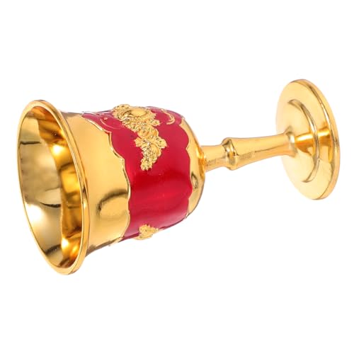 NOLITOY Cáliz de Aleación de Zinc Elegante para Licor Chino Copa Vintage de Resistente y Estilizada para Degustación Profesional y Uso Festivo Casa