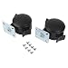 Für Weber Rad-Ersatz-Set für Grills der Serie 200/300, robustes Kunststoff-Gasgrill-Set mit Schrauben für verbesserte Terrassengrill-Mobilitäts-U... (69828)