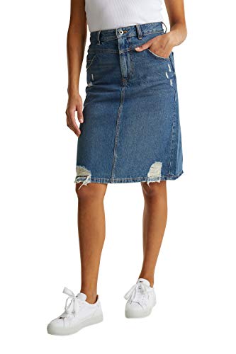 Preisvergleich Produktbild edc by ESPRIT Jeans-Rock, 100% Baumwolle