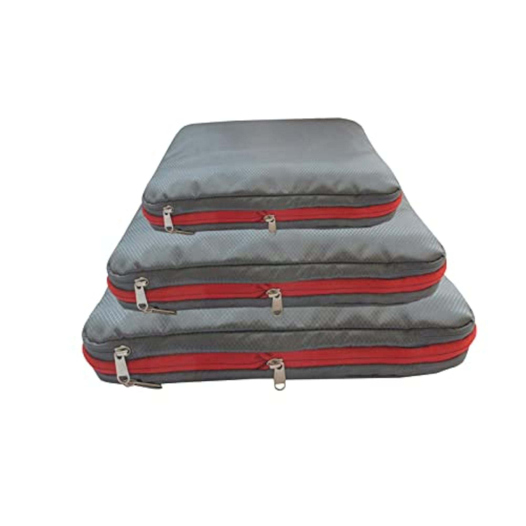 3Pcs Compression Packing Cubes Set, Gray