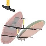 Geimrsy Adjustable Kayak Ceiling Storage Rack | Heavy-Duty 200 LBS | Ladder Ceiling Rack System, Garage Mount Hanger for Ladder, Paddle Board, SUP, Snowboard 2 Pack (Self-Punching for Some Products)