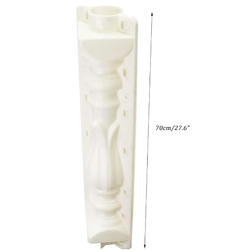 Kucy 2 Pcs 27.6 Inch Balustrades Molds Kucy Plastic Mould Garden Diy Casting Cement Plaster Concrete Pattern 3 #TOP1