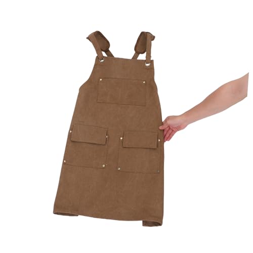 Delantal de taller UKCOCO peto de trabajo ajustable anti manchas 4
