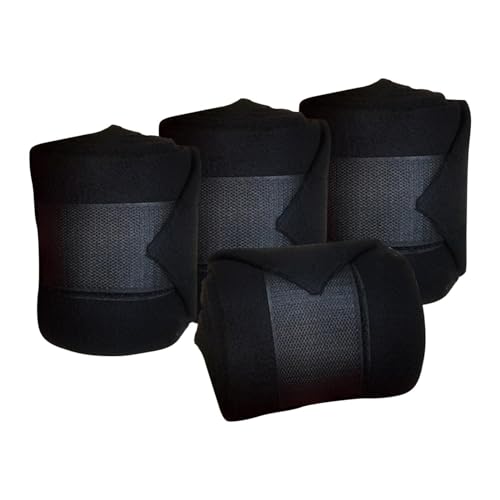 Perfeclan 4 Uds. Vendas para Patas de Caballo, Protectores para piernas, cómodas Carreras de equitación, Ganado al Aire Libre, protección para Patas de Caballo,