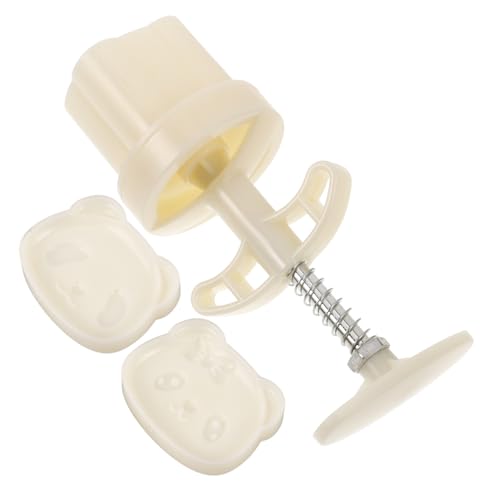 FUNOMOCYA Moon Cake Molds Panda Bamboo Shape Pastry Molds 1 Set Non-slip Design Ideal for Moon Cake Making and