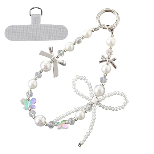 IEBTAWN 1 Pieza Cadenas De Teléfono, Encanto De Teléfono Con Cuentas, Colgante De Mano Para Móvil De Correa De Abalorios Para Teléfono, Cordón De Teléfono Con Cuentas De Acrílico