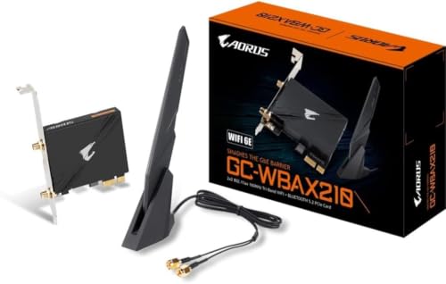 Image of GIGABYTE WiFi 6E GC-WBAX210 (2x2 802.11ax / Tri-Band WiFi /Bluetooth 5.2 / PCIe Expansion Card) (Pack of 10)
