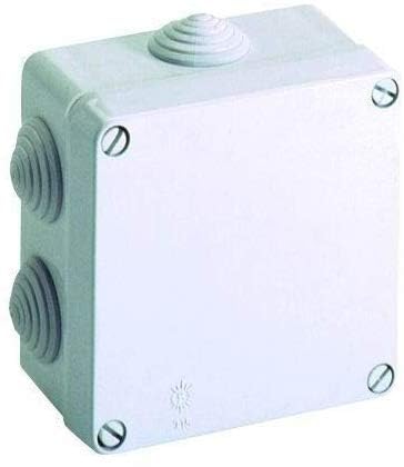 4.5 X 4.5 Inches Square IP65 Waterproof Outdoor & Indoor PVC Square Junction Box for CCTV Surveillance Security Cameras. (25)-image-24