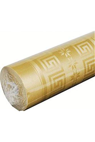 Le géant de la fête – Nappe en papier Damassé 1,18 x 6 m doré ou argenté Le Geant De La Fete or