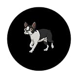 Zoom IMG-2 boston terrier cane bianco e