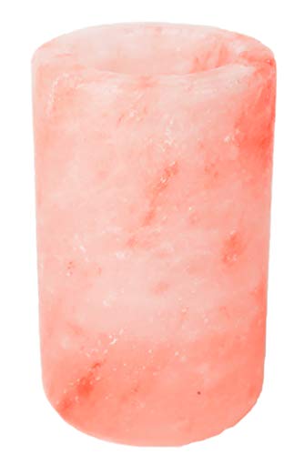 Himalayan Secrets Set of 4 Himalayan Tequila Shot Glass Set - 100% Edible Hand Carved Himalayan Crystal Salt - 3\" Tall - Thumbnail 6