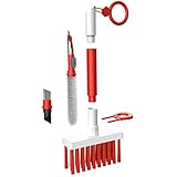 Soft Brush Keyboard Cleaner, Computer Cleaning Tool Kit, 7 in 1 Multipurpose Corner Slit Duster Keycap Puller and Soft Microfiber Brush for Bluetooth Headset Lego Airpods Laptop Camera Lens