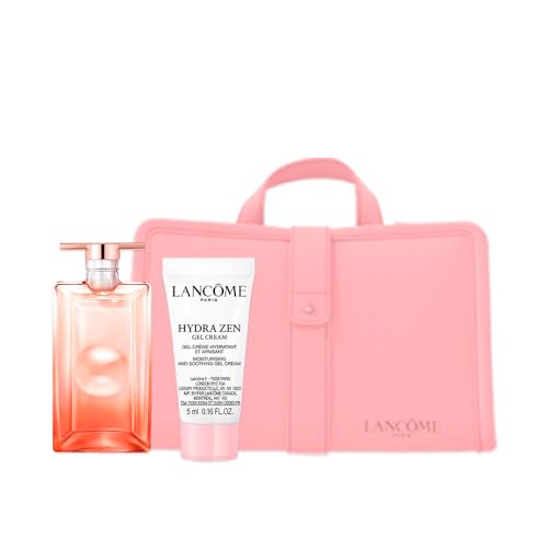 Consejos para Comprar Lacome los 10 mejores. 42 REGALO Lancôme en compras de tus favoritos de verano, Vanity, Cosmetiquera + Idôle Eau de Parfum, Perfume 5ml + Hydra Zen Gel Cream, Crema 5ml