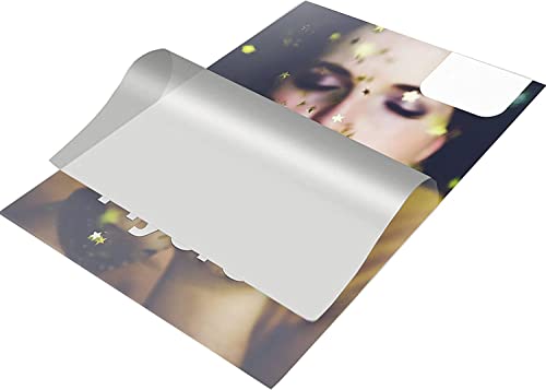 Albyco Housse de plastification A3 - Feuille de plastification - Feuille Plastifieuse A3 - Brillant - Par Paquet de 100 Pièces - Épaisseur 2x80 (160) Microns AMLSA380100