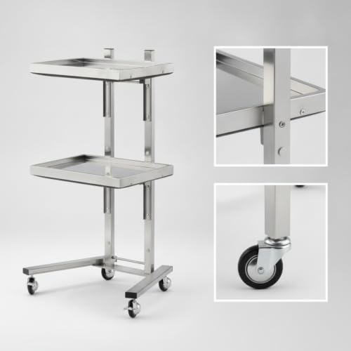 Carrito Belleza Resistente para estudios de maquillaje modernos 8