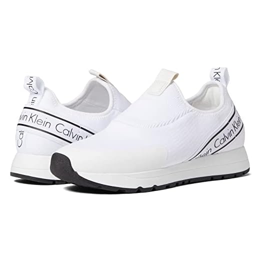 Calvin Klein Women's FERIN Sneaker, White 140, 9