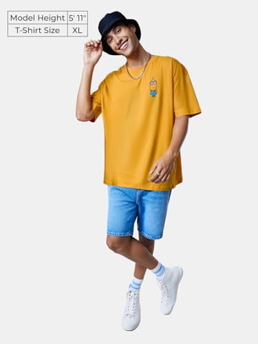 Image of The Souled Store Men's Cotton Loose T-Shirt