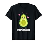 Papacado Schnurrbart Avocat Vatertag perfekt für einen super bärtigen Papa der vegan ist. Für Avocado-Liebhaber und Papa, Schnurrbart. Vatertag, Geburtstag, Erntedankfest, Hochzeitstag und Weihnachten.