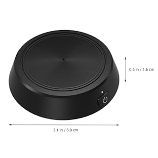 SHERCHPRY Microfono Omnidirezionale USB in Lega di Zinco Nero, Microfono da Tavolo Portatile per Videoconferenze, Streaming Live e Chiamate Vocali Riduzione Intelligente del Rumore