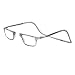 CliC XL Magnetic Reading Glasses (Wide Frame), Computer Readers, Replaceable Lenses, Executive XL, (Grey, 2.00 Magnification)