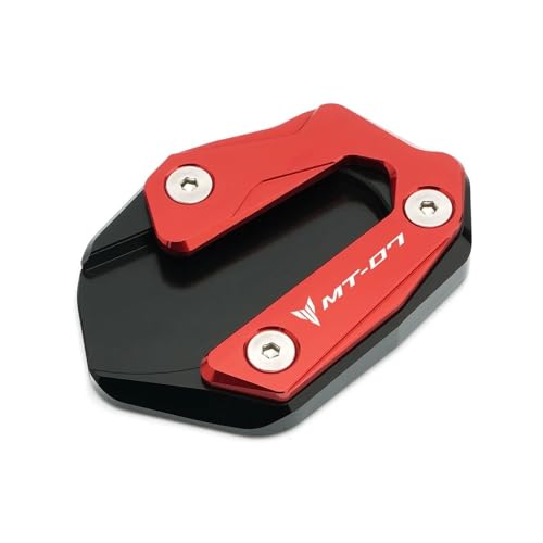Extension de béquille latérale pour moto YZF R7 avec coussin de support bleu
