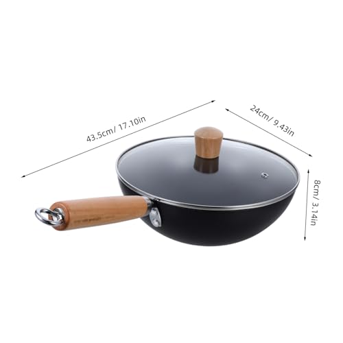Wok de Hierro con Mango de Madera Garneck miniatura 2