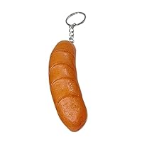 Design réaliste : ces porte-clés sont conçus pour ressembler exactement à de vrais plats grillés, cuisses de poulet et saucisses grillées. L'attention portée aux détails est irréprochable et vous fait un accessoire unique et accrocheur. Matériau dura...