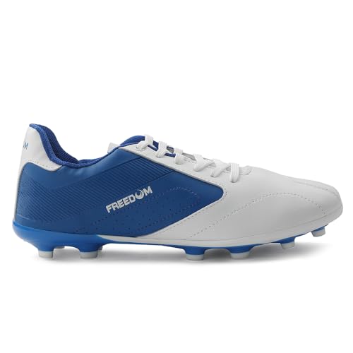 Image of Liberty Freedom Black & White Football Shoes for Men - Lace-Up Court Wear